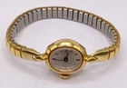 Vintage Timex Women  Gold Tone Watch Works