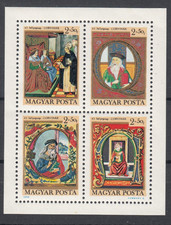 Hungary Stamps. (Magya Posta) Mini Sheet.Stamp Day.1970.