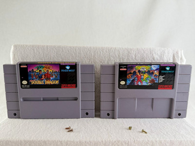 Super Double Dragon & Battletoads-Double Dragon (SNES, Nintendo)