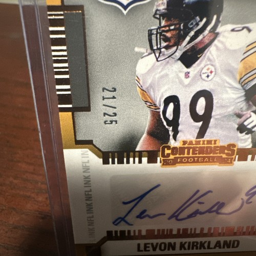 2024 PANINI CONTENDERS LEVON KIRKLAND NFL INK AUTO # 21/25 #INK-LKD - Picture 2 of 3