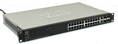 Cisco SG500-28 Managed Stackable Gigabit Switch 24x RJ-45 4x SFP RJ-45 Kombo
