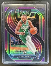 2024-25 Panini Select Jaylen Brown Premier Purple Prizm #/99 Celtics
