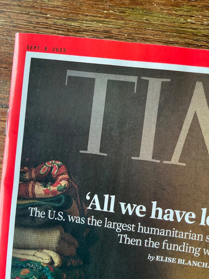 Time magazine September 8th 2025 'All We have is Fear' - Image 2 of 4