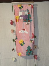 Hello Kitty  Friends Pink Christmas Gifts  Trees Plush Throw 50"x70"
