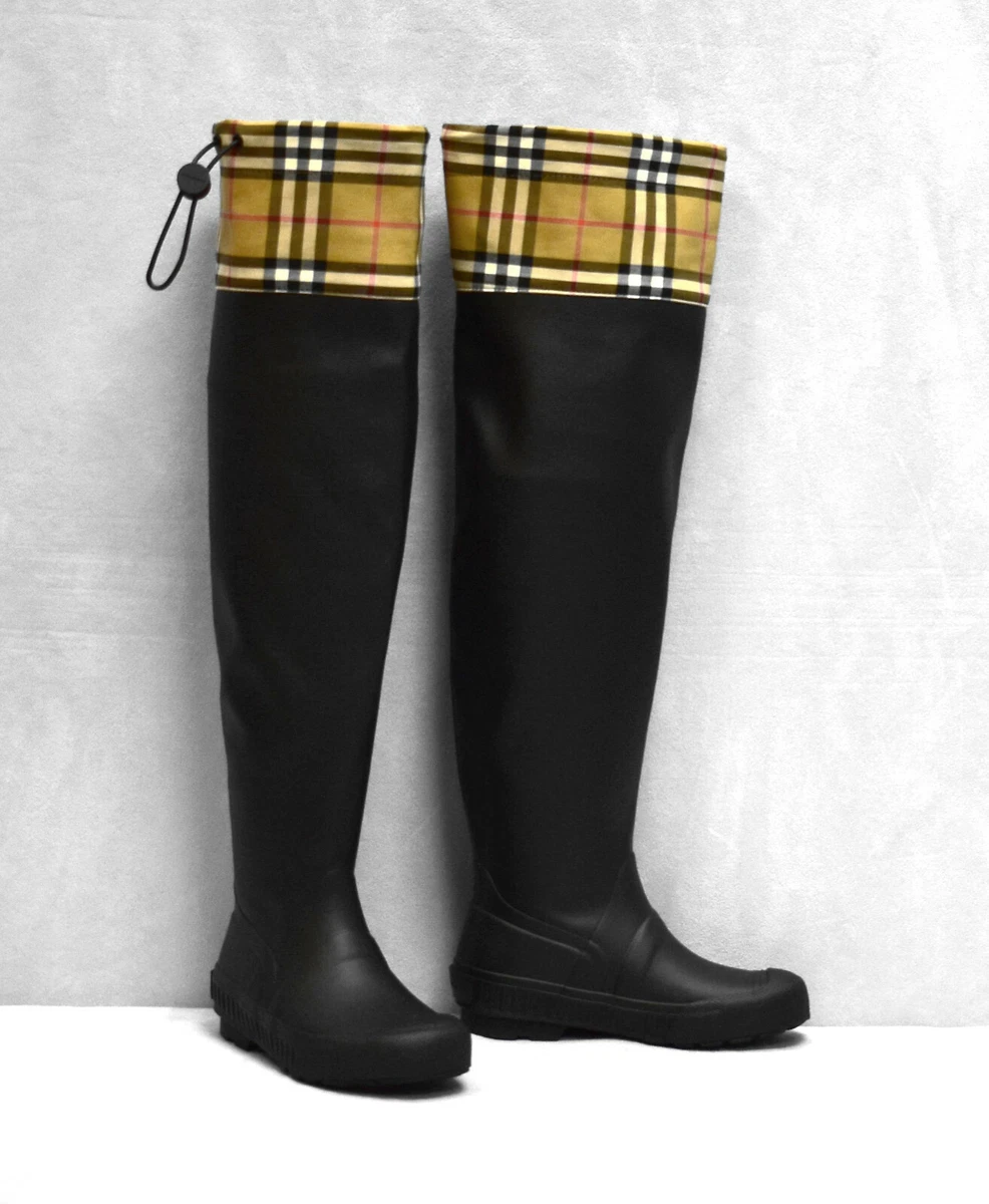 Style for Less: Burberry Tall Rain Boots on Sale