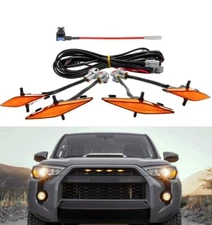 Seven Sparta 4 PCS Led Amber Lights with Fuse for 2014-2022 Toyota 4Runner