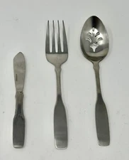 Oneida Paul Revere 3 Piece Serving Set Quality 18/8 Stainless
