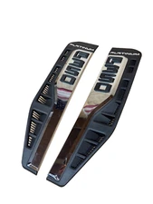 OEM FORD F-350 23-25 PLATINUM CHROME Fender Vent Badge Set L&R PC3B-P000A73