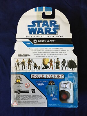 Star Wars 2008 Legacy Collection Darth Vader #BD 8 with R7-ZO Dome