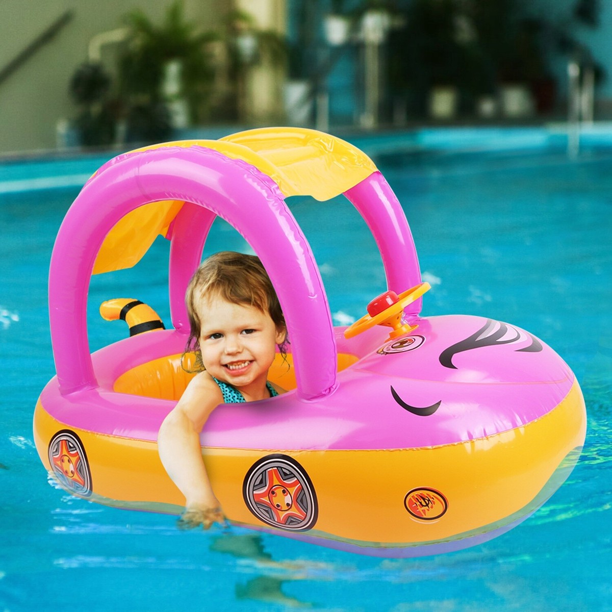 Baby Float Baby Paddling Pool With Sunshade IMountek Baby Pool
