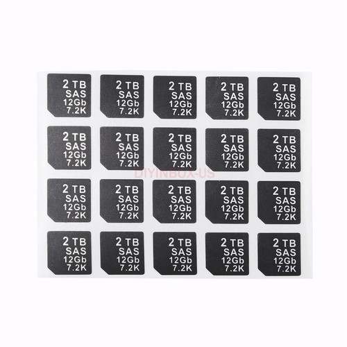 Lot of 40 Capacity Sticker Labels for DELL G14 G15 DXD9H X7K8W HDD Tray Stickers - Picture 180 of 189