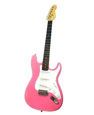Zenison 6 String ELECTRIC GUITAR 6-String Right Handed Solid Body Hot PINK