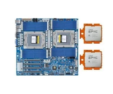 Gigabyte MZ73-LM1 + 2* AMD EPYC GENOA SP5 ZEN4 9334 QS 64c/128t Processor CPU