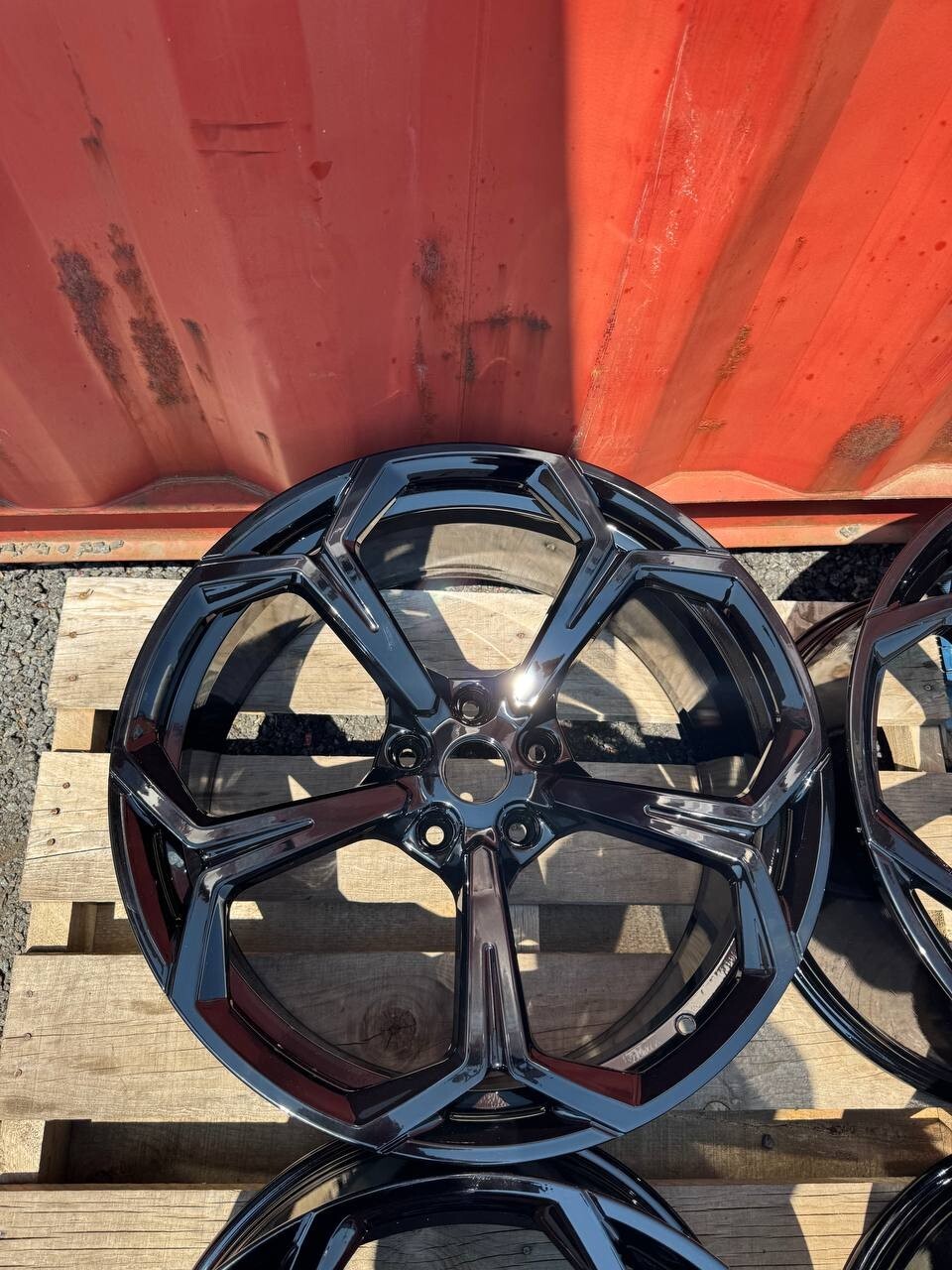 Original 22" Lamborghini Urus OEM Stock Black Gloss Wheel Rim Genuine