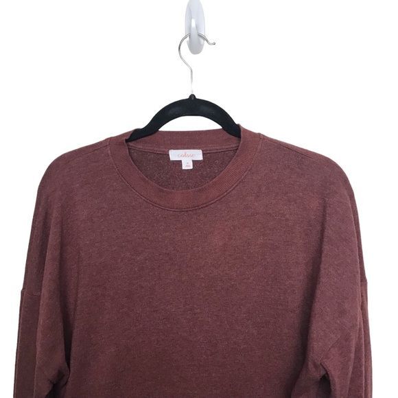 Colsie Reddish Brown Sweater Medium - image 3