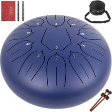 Steel Tongue Drum 10 inch 11 Notes Percussion Instrument with Bag Drum Mallet