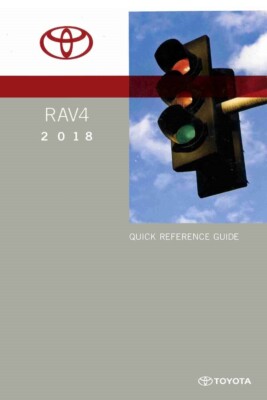 2018 Toyota Rav4 Quick Reference Guide Manual | eBay