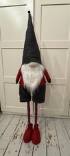 Image of Large Christmas Red / Grey Gonk Gnome with Telescopic / Extendable Legs 120cm