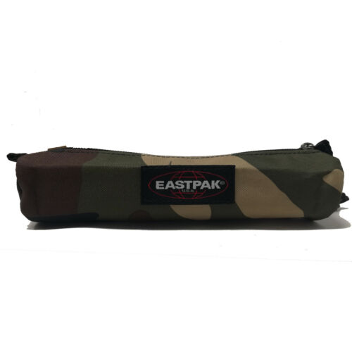 Pencil Case Eastpak Small Round Single Pen Holder Camouflage IN Cordura 21x4cm - Zdjęcie 1 z 1