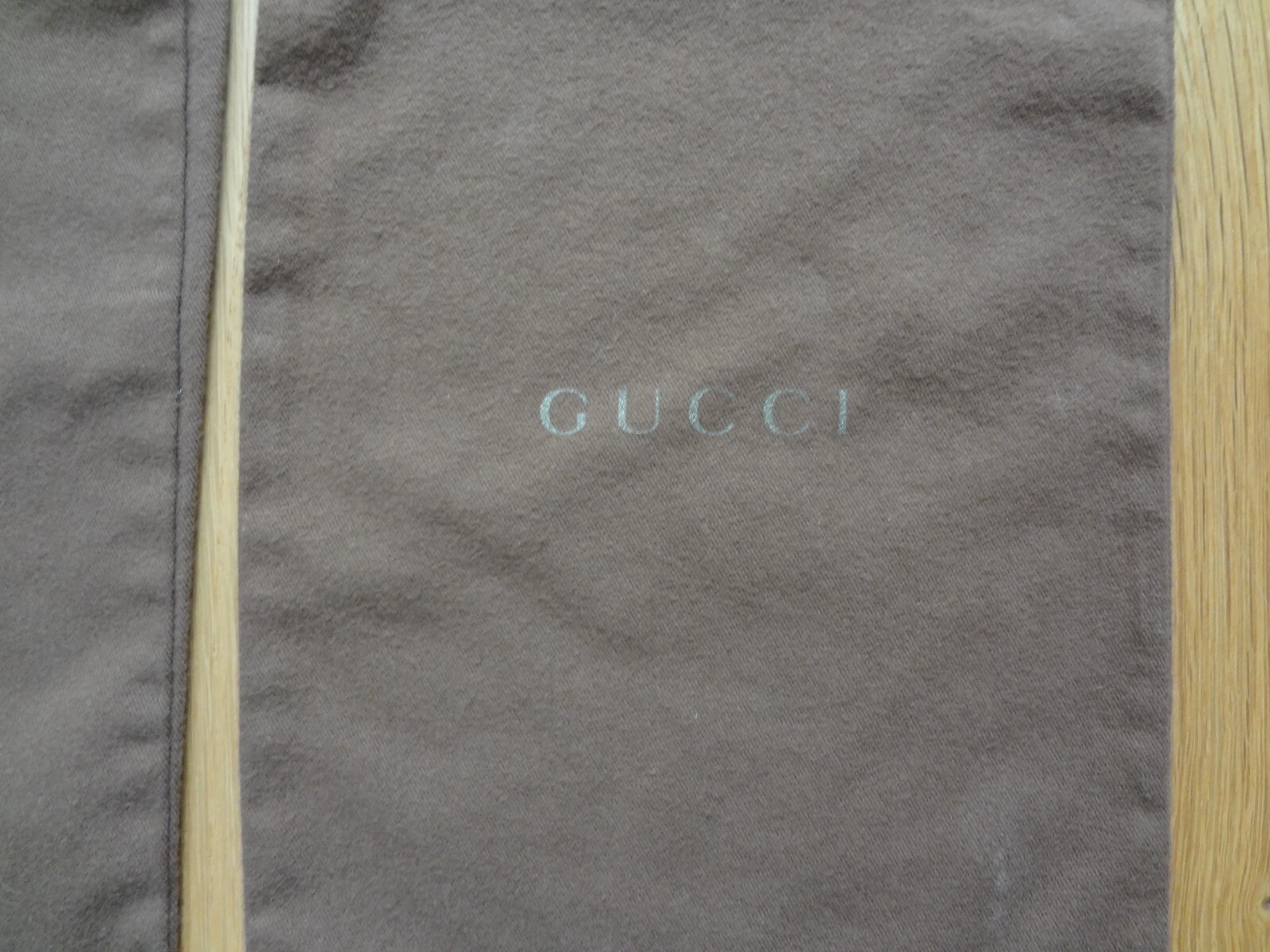Gucci Signature Authentic Brown Cotton Storage Du… - image 2