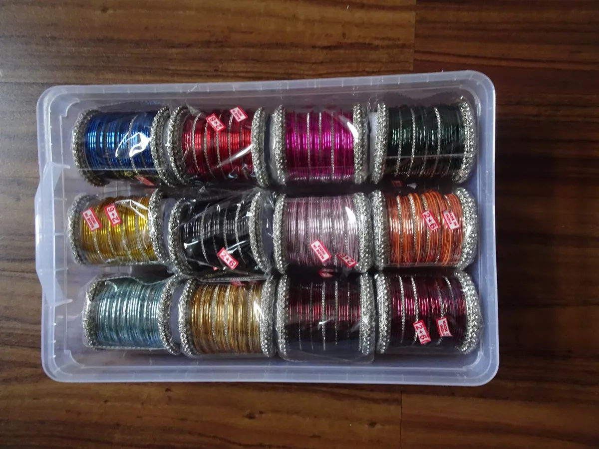Metallic bangles cheap