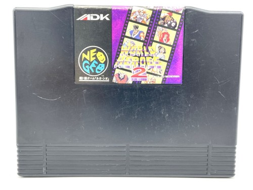 Cartucho ROM Neo Geo AES World Heroes 2 cartucho ADK solo probado desde Japón - Imagen 3 de 12
