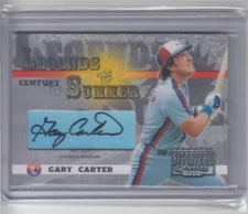 2003 Gary Carter Donruss Signature Legends of Summer AUTO /100 #17 Expos NY Mets