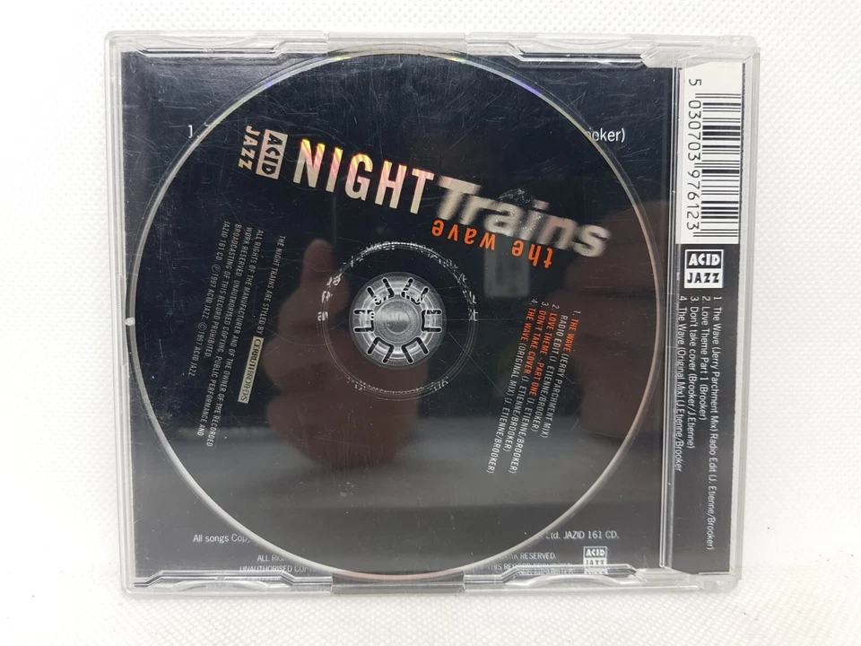 Night Trains The Wave CD 1997 Maxi Single Acid Jazz Mix Radio Edit Take Over - Bild 3 von 4