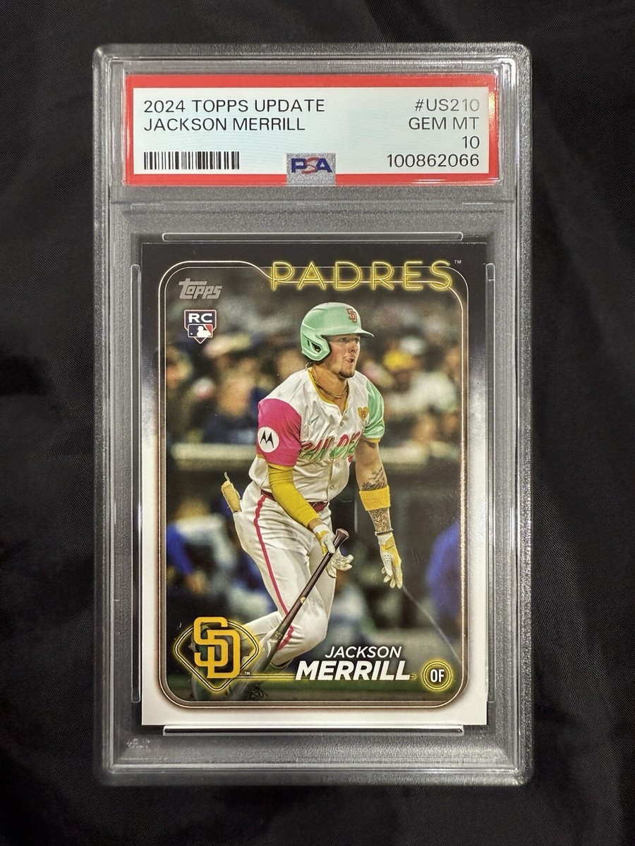 2024 TOPPS UPDATE #US210 JACKSON MERRILL ROOKIE RC PSA 10 | eBay