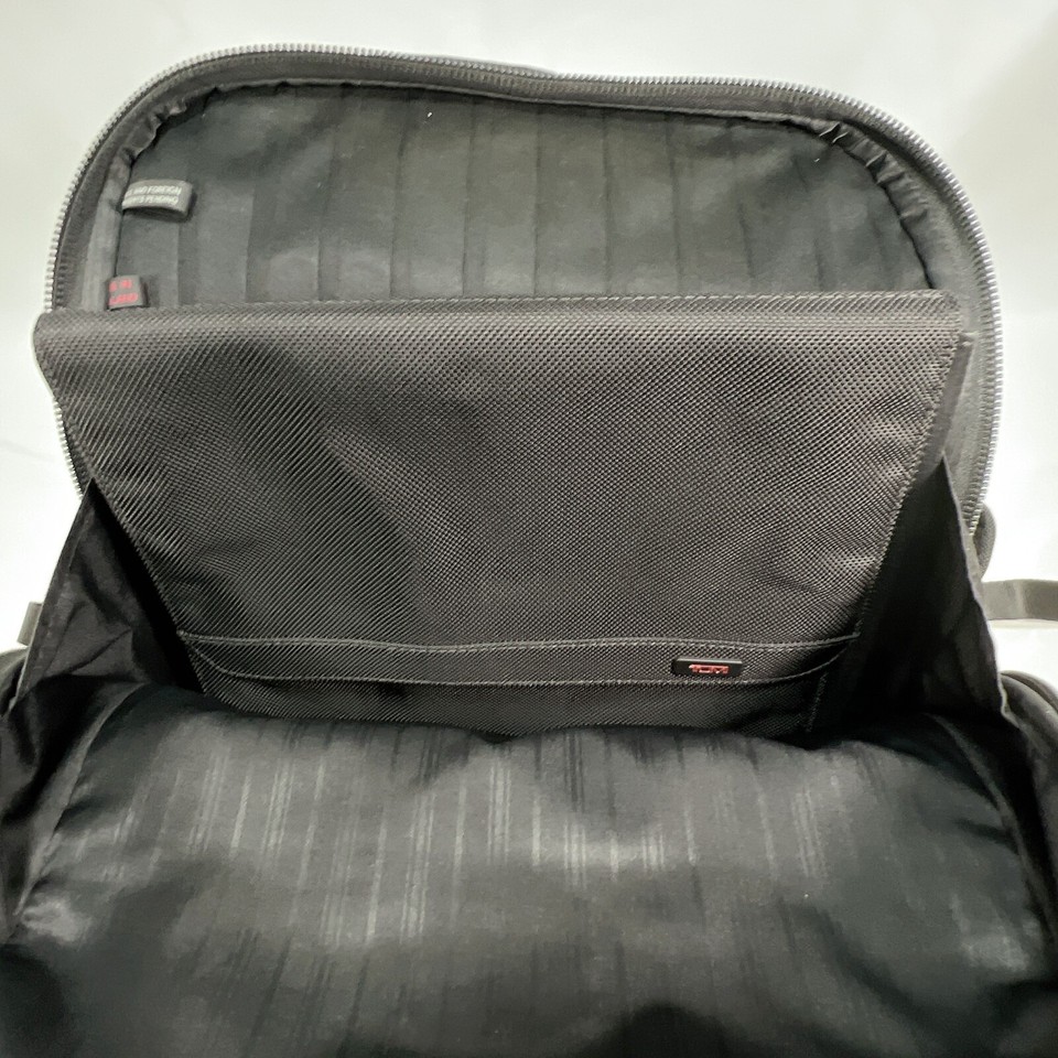 TUMI 26177DH ALPHA SLIM SOLUTIONS BRIEF PACK Black Backpack eBay