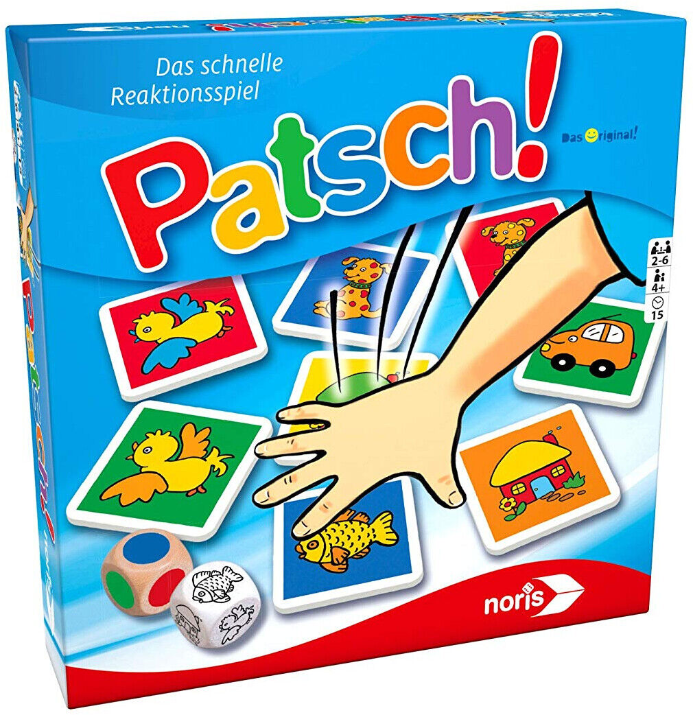 Thumbnail - Noris 606013612 Patsch Kinderspiel Reaktionsspiel 2 Bis 6 Spieler Ab 4