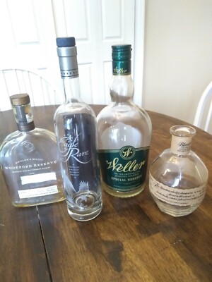 Rare! Empty Bourbon Bottles! For candle making, lamps, etc!!