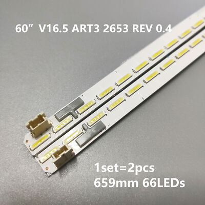 LED Strips(2) for LG 60UH6150 60UH6090-UF 60UH625V 60UH6035 60UH615A 6922L-0147A
