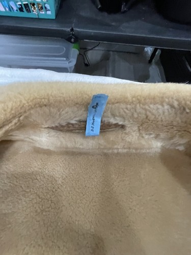 Sawyer of Napa Vintage Rancher Brown Shearling & Suede Coat Men's 40 Original - Picture 12 of 23