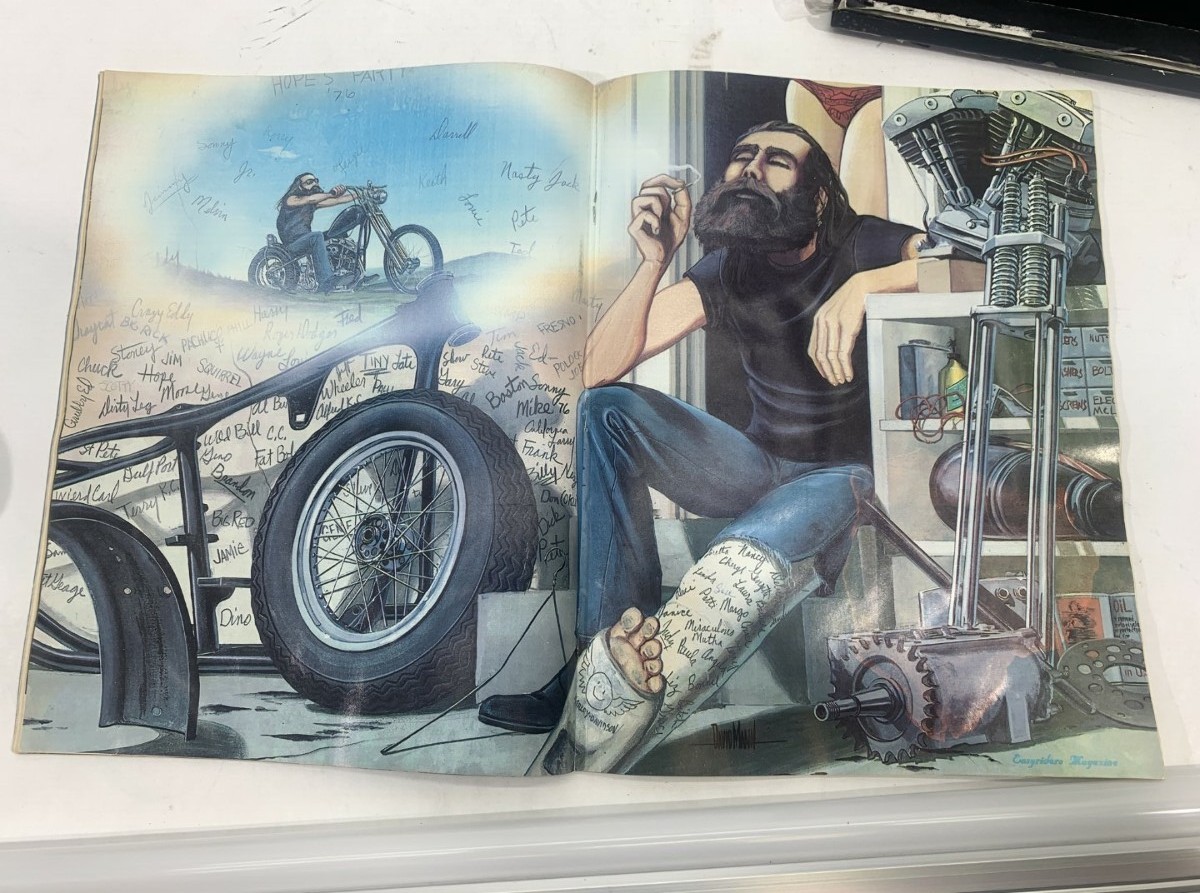 Easyriders VTG Biker Magazine October 1976 -David Mann