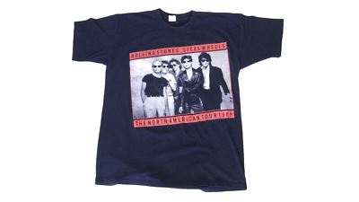トップス 1989 The Rolling Stones Budweiser sweat Vintage Rolling Stones Budweiser Steel Wheels 1989 Tour T