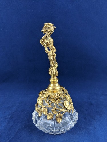 Vtg. Matson ROSE Floral Ormolu Perfume Bottle with Dauber Signed (#1) - Picture 4 of 8