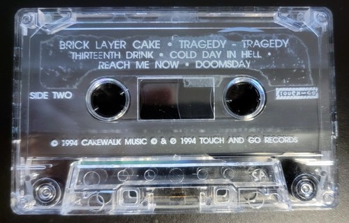 Brick Layer Cake "Tragedy, Tragedy" 1994 cassette (Touch & Go) - Picture 3 of 3