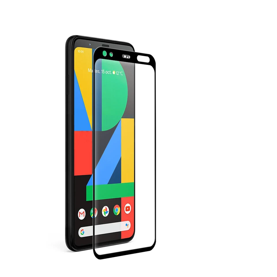 Paquete de 2 protectores de pantalla de vidrio templado para Google Pixel 4/Pixel 4XL 9H Foto 2 de 4