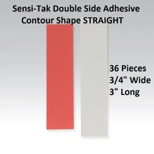 Sensi Tak Red Liner Tape by Walker Tape 1 pack 3/4" Straight = 1 pack = 36 pcs