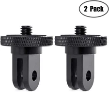 Camera Tripod Mount for Gopro Adapter, 2Pcs 1/4-20 Screw Conversion Adapter For
