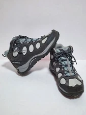 Merrell Hiking Boots Size 7.5 Womens  Castle Rock Cloud Blue