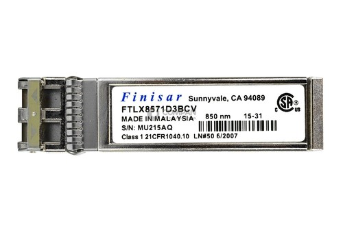 ÉMETTEUR-RÉCEPTEUR OPTIQUE FTLX8571D3BCV FINISAR 10 Go SFP + 850 NM - Photo 2/6