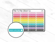 2112~~Order Groceries Planner Stickers.