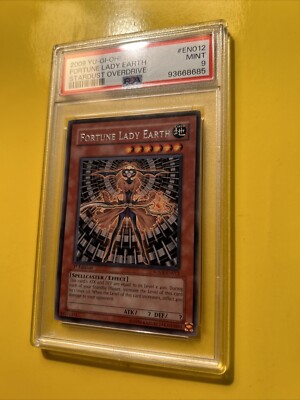YuGiOh FORTUNE LADY EARTH #SOVR-EN012🔥PSA 9 MINT🔥1st EDITION