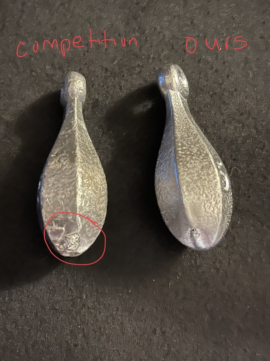 Sinkers & Weights Bank 6 oz Fishing Sinker Weight Lead Sporting Goods