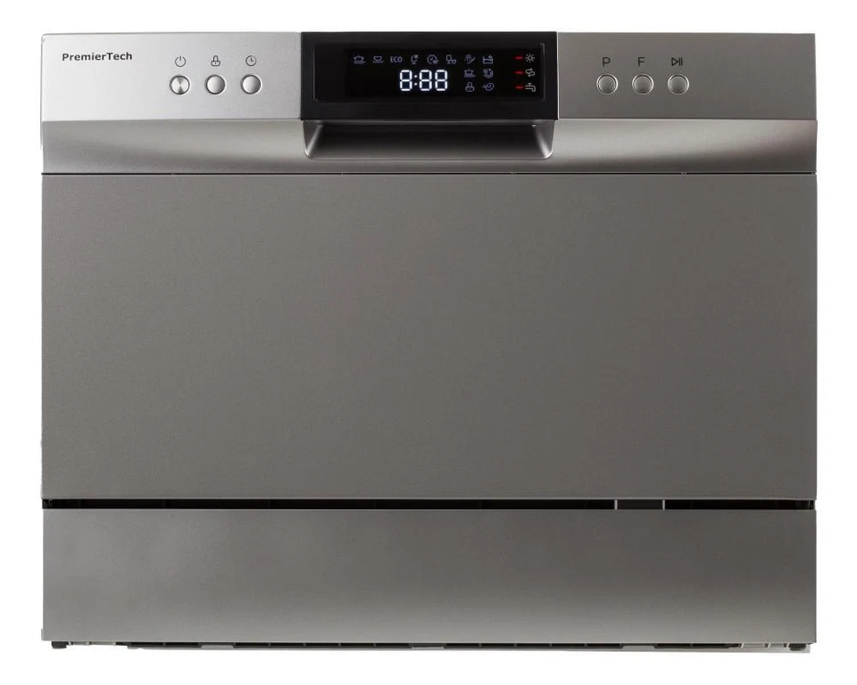 PREMIERTECH® Mini Lavastoviglie compatta 6 coperti libera installazione PremierTech PTLS6S