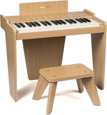 Kids Piano Keyboard, 37 Keys Digital for Kids, Music 46 cm, Oak Plus 