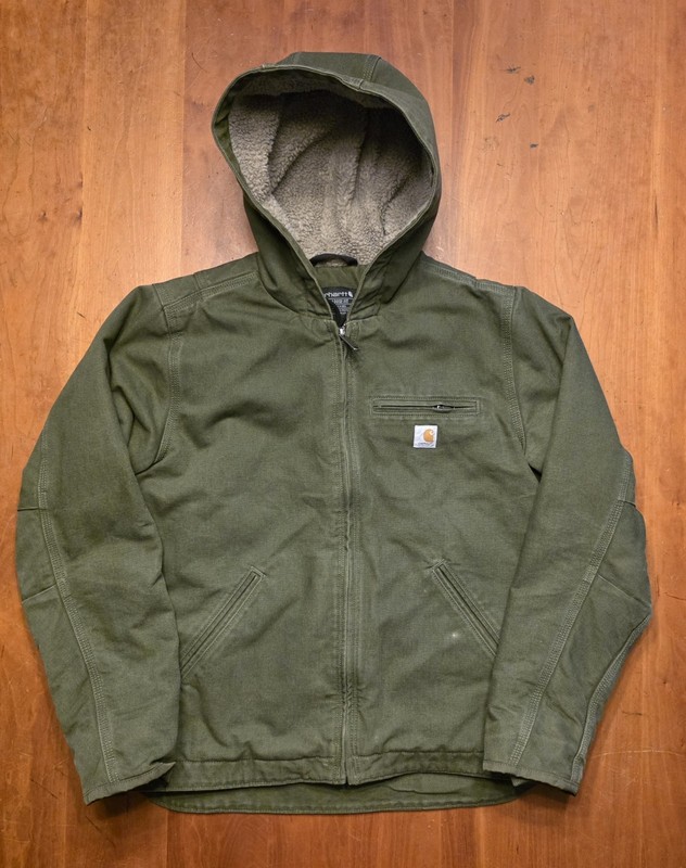 Carhartt Jacket, 0J4392-W (Basil/Green), Medium 