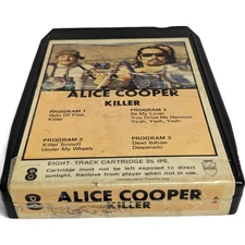 NEW PADS&SPLICE! ALICE COOPER Killer US IMPORT 1971 B+ 8-track cartridge